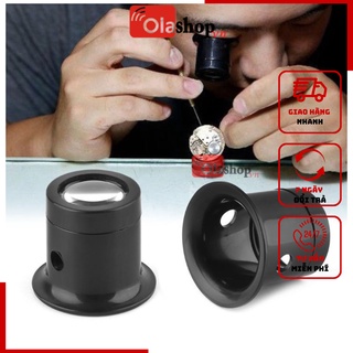 Kính lúp kẹp mắt hỗ trợ sửa chữa 10X