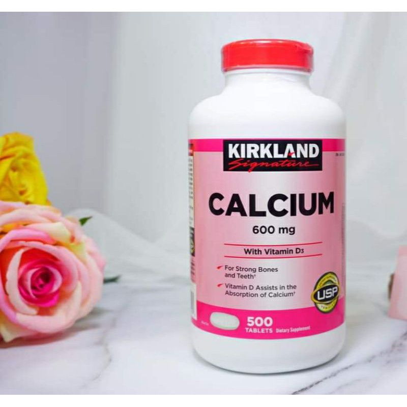 Kirkland Signature Calcium 600 Mg + D3 500 Tablets