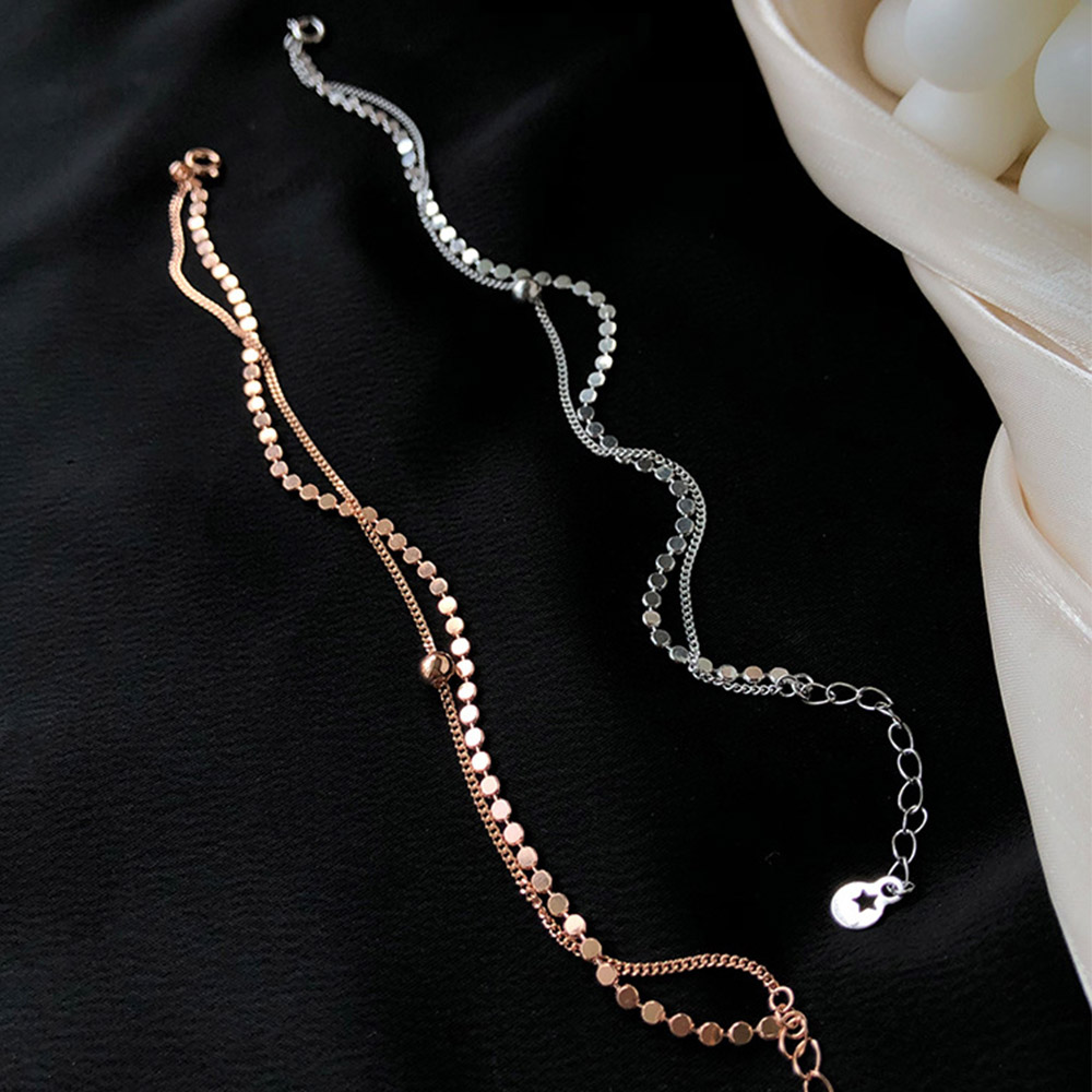 Vòng đeo tay hai lớp thiết kế thời trang dành cho nữ