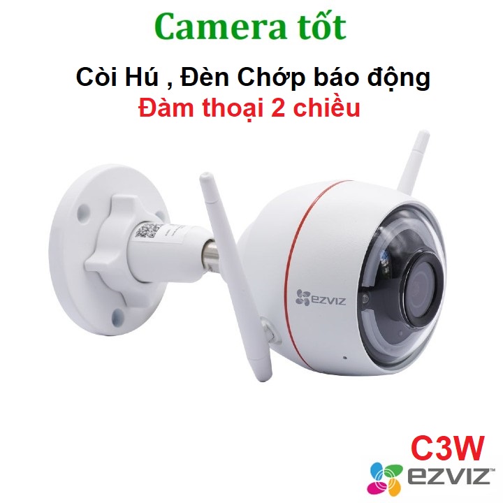 Camera Ezviz C3W 1080P - Có còi hú báo động, Đàm Thoại 2 chiều