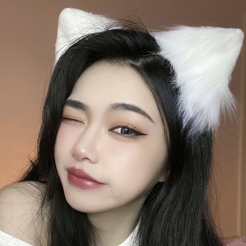 Dễ Thương Băng Đô Cài Tóc Hình Tai Mèo Xinh Xắn Cho Nữ