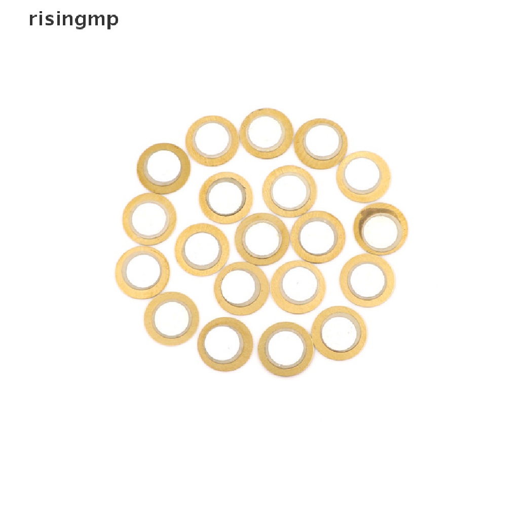 [risingmp] 20PCS 20mm Piezo Elements Sounder Sensor Trigger Drum Disc 6.5KHZ Copper ♨HOT SELL