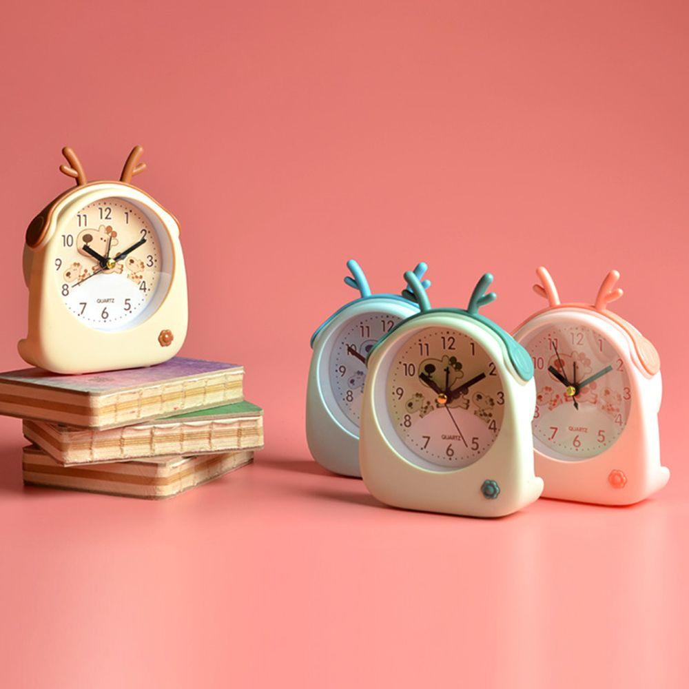 CONOPERY Đồng Hồ Báo Thức Hoạt Hình Phong Cách Retro Chạy Bằng Pin Để Bàn Trang Trí Cho Trẻ Em
