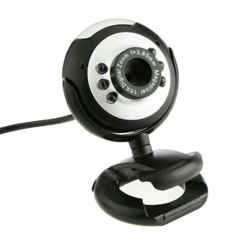 Webcam 6 Led Usb 2.0 Xp, Vista, Windows 7 10 Skype,Y Sahoo