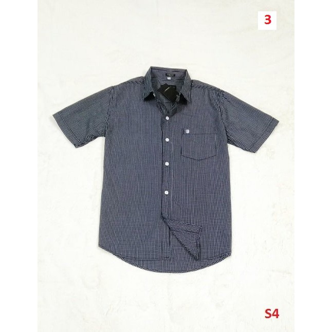 ÁO SƠ MI NAM TAY NGẮN KẺ SỌC NHỎ | BigBuy360 - bigbuy360.vn