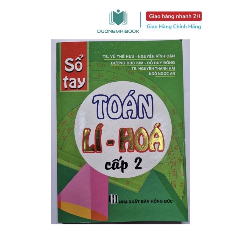 Sách: Sổ tay Toán - Lí - Hóa cấp 2