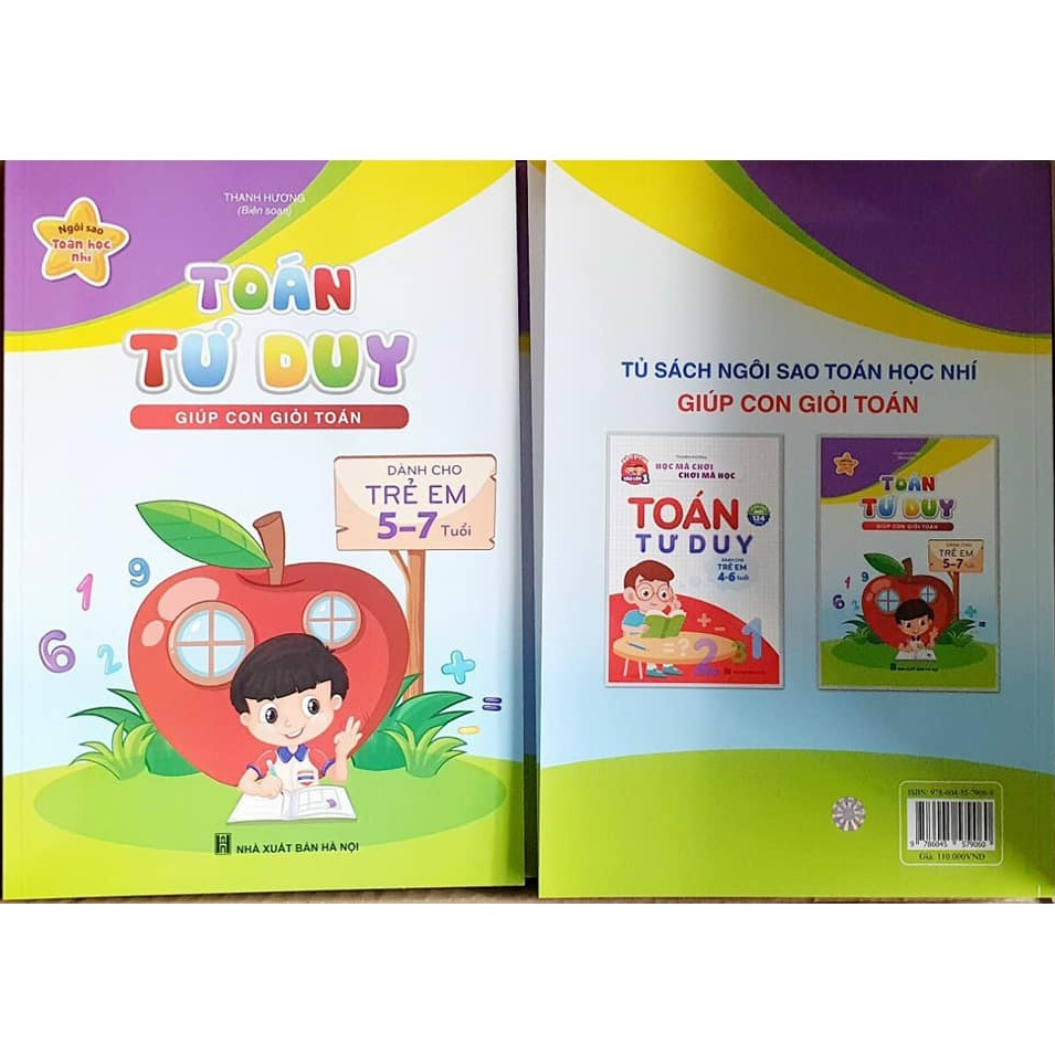 Sách - Toán tư duy cho trẻ 5 - 7 tuổi