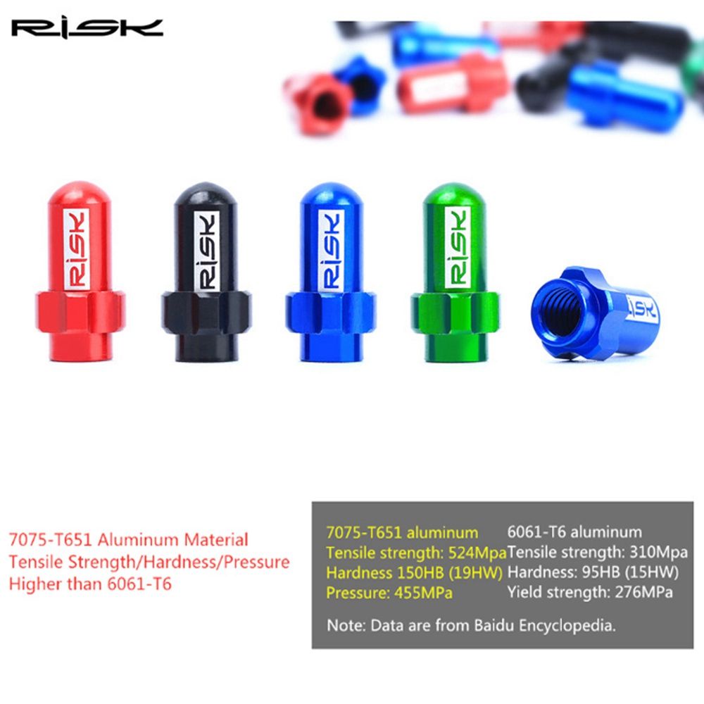 Bộ 2 Nắp Van Bánh Xe Hơi FV AV Bằng Hợp Kim Nhôm Gọn Nhẹ Nhiều Màu Sắc Dành Cho Xe Đạp Leo Núi MTB