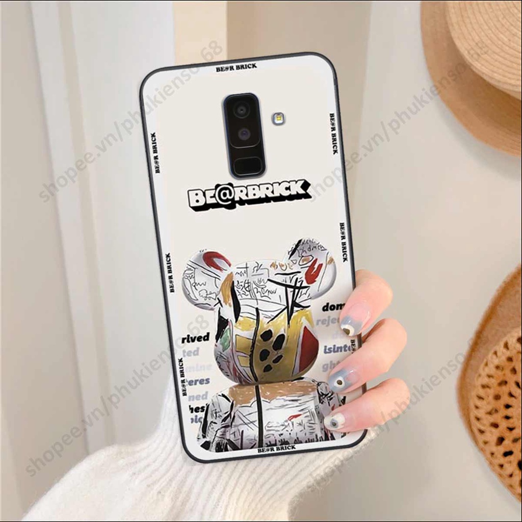 Ốp lưng điện thoại Samsung J8 elegant, gấu be@rbrick cao cấp, vỏ ốp rẻ đẹp