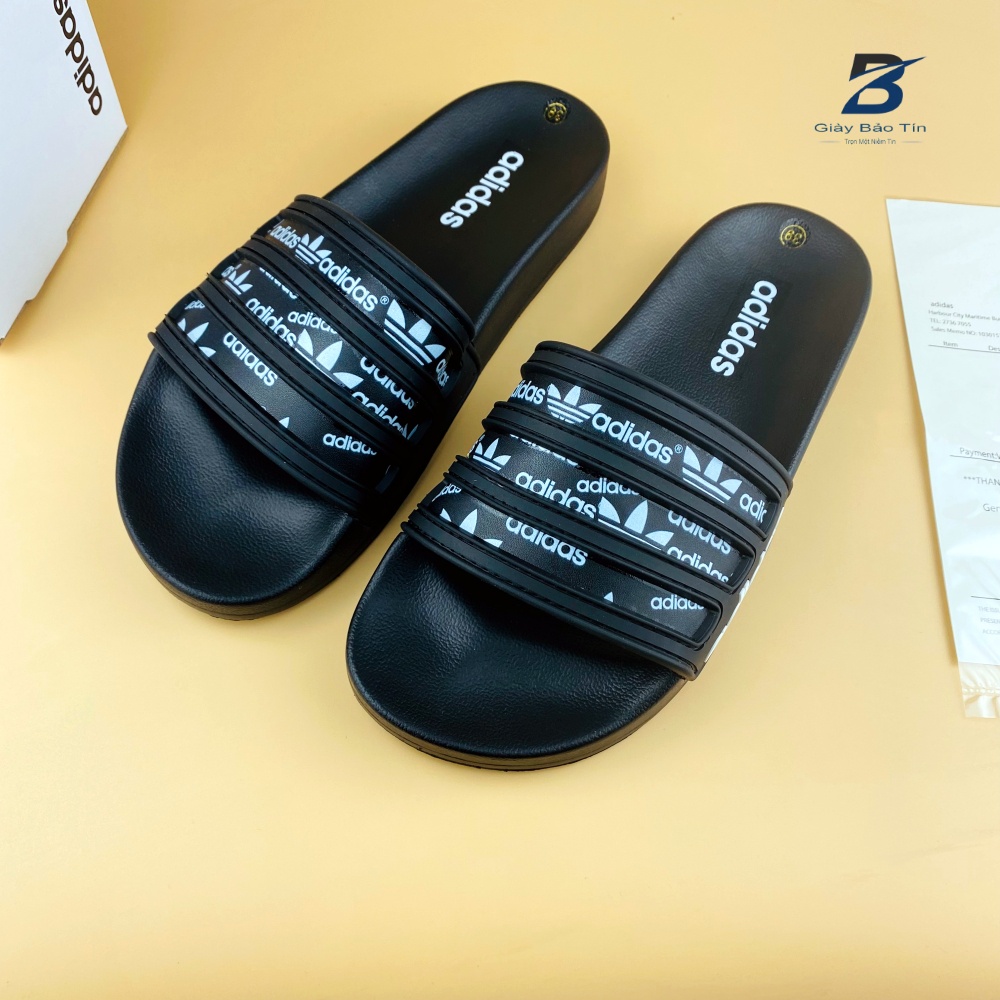 Dép nam Adidas mới nhất dép nam quai ngang đế cao su quai dép phối màu đẹp