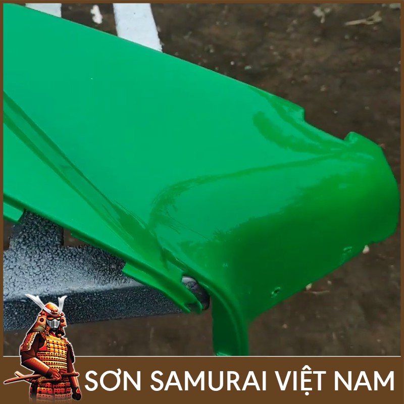 Màu Xanh Lá 165 Sơn Samurai Việt Nam - Combo Son Xit Samurai Màu Xanh 165