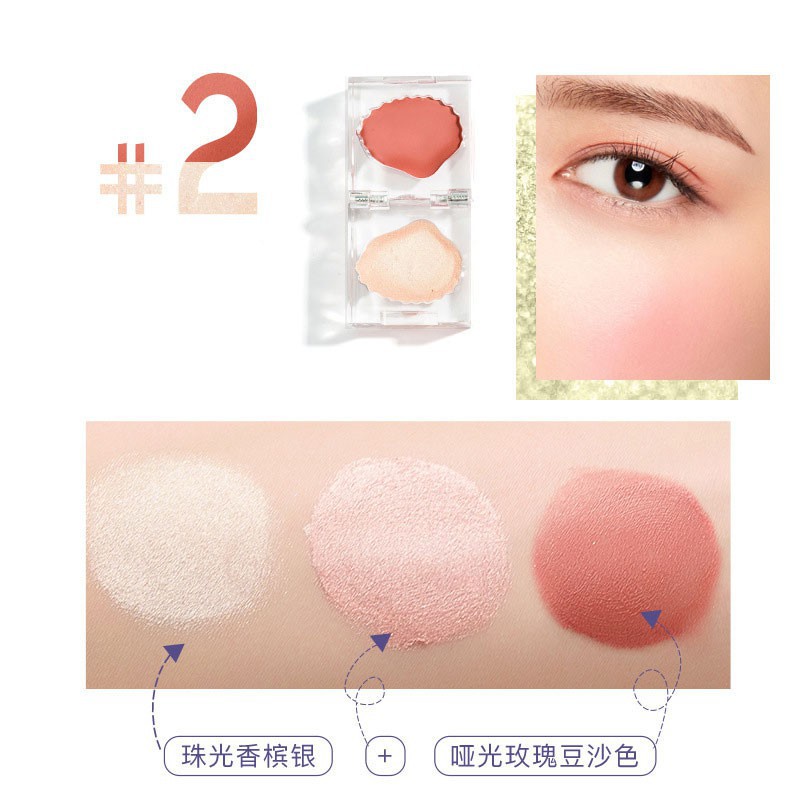 Phấn Má Hồng Hai Màu Vỏ Sò Hiệu Guicami | BigBuy360 - bigbuy360.vn