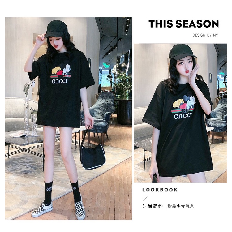 Korean version T-shirts Korean style Tops Popular Tee Women's clothing Women top Recommendation