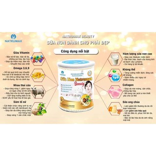 Sữa non Natrumax Beauty 800G