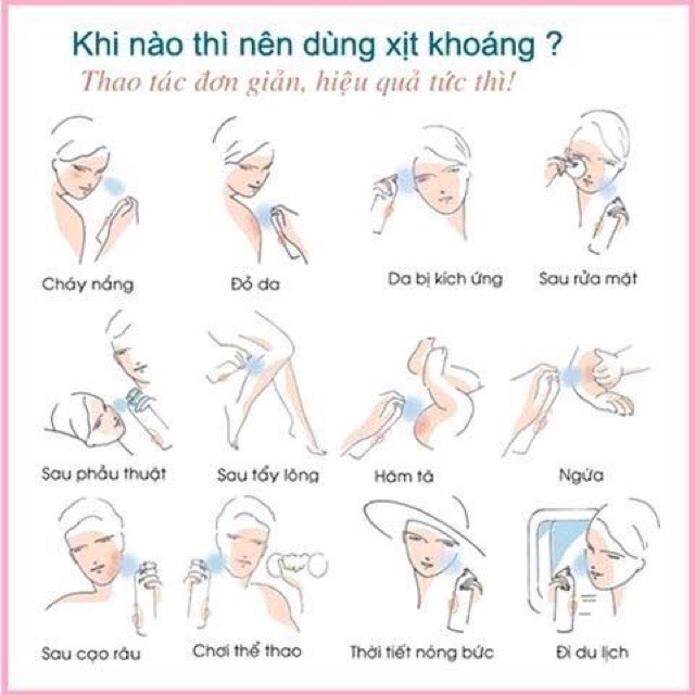 Xịt khoáng Evoluderm Pháp