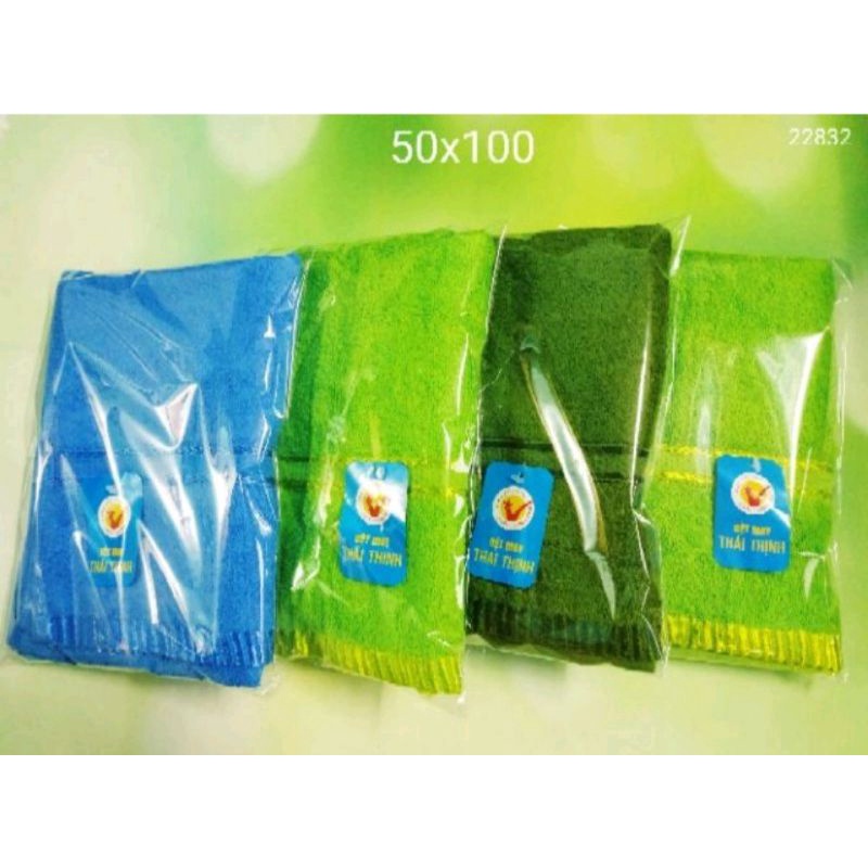 Khăn tắm 50×100cm cotton cao cấp Thái Thịnh,siêu mềm mịn cho da
