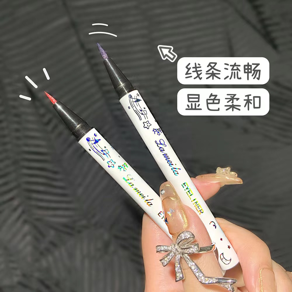 Bút kẻ mắt dạng lỏng nhiều màu sắc chống thấm nước lâu trôi dễ sử dụng
