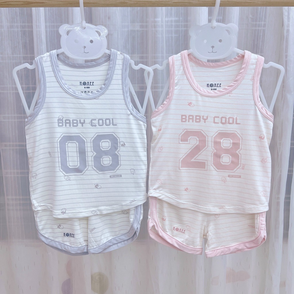 Bộ Ba Lỗ thể thao Bamboo cho bé từ 6 tháng đến 18 tháng