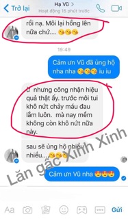 Dầu gấc lăn môi - dưỡng mềm môi