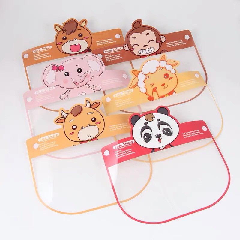 Tấm chắn giọt bắn Face Shield cho bé, mặt nạ bảo hộ phòng dịch cho bé, kính chắn giọt bắn, vi khuẩn cho trẻ em