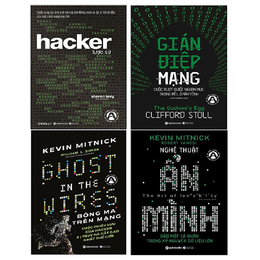 Sách - Combo Thế Giới Hacker và An Toàn Thông Tin Mạng (4 cuốn)