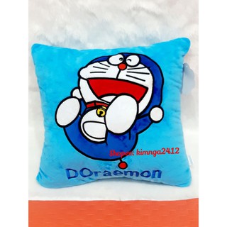 Gối ôm, gối tựa lưng, gối nằm hình vuông doremon