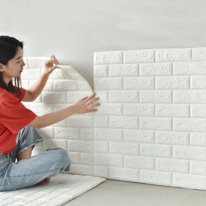 Giấy Dán Tường 3d Chống Thấm Nước Mẫu Mới 2021