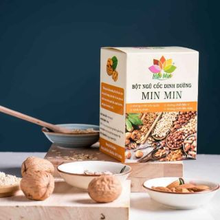 (1hộp 500g) NGŨ CỐC BÀ BẦU, LỢI SỮA CAO CẤP MIN MIN (date mới)