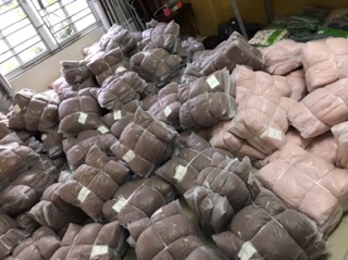 Áo Gấu khuy sừng cho bé