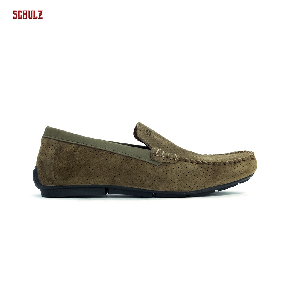 Giày Loafer Da Bò Lộn SCHULZ L4-IV18XANHLA màu xanh lá