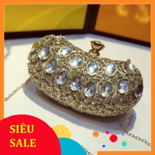 Hàng Đẹp Loại 1- Cốp đá dự tiệc🌸 CLUTCH CẦM TAY NỮ-Ví Cầm Tay Dự Tiệc,ví cầm tay đính đá