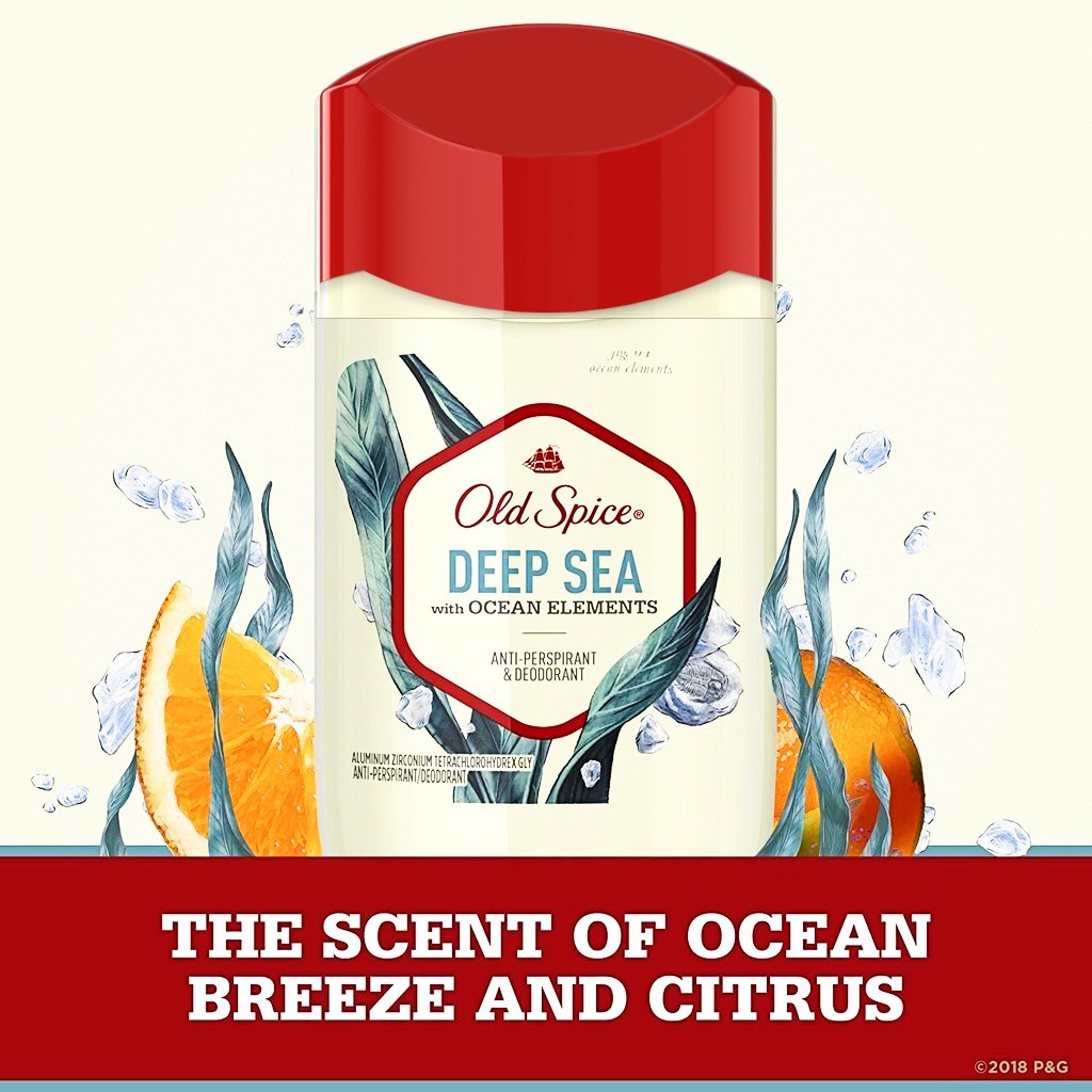 [HOT] Lăn Khử Mùi Old Spice Inspired By Nature Collection Deep Sea With Ocean Elements 73Gr (Sáp Trắng)