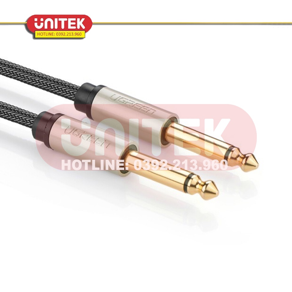 Cáp Âm Thanh 6.5mm To 6.5mm Mạ Vàng Dài 1.5m/3m Urgeen 10637/10639