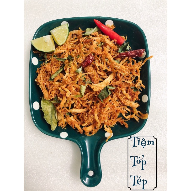 Khô gà lá chanh ngon Tiệm Tóp Tép