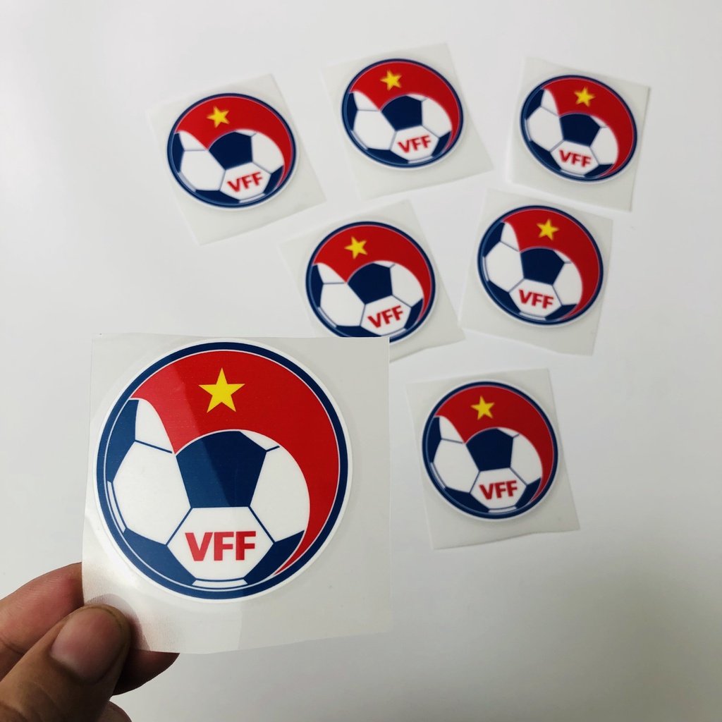 Logo Tay VFF - Decal in ủi quần áo bóng đá mẫu VFF