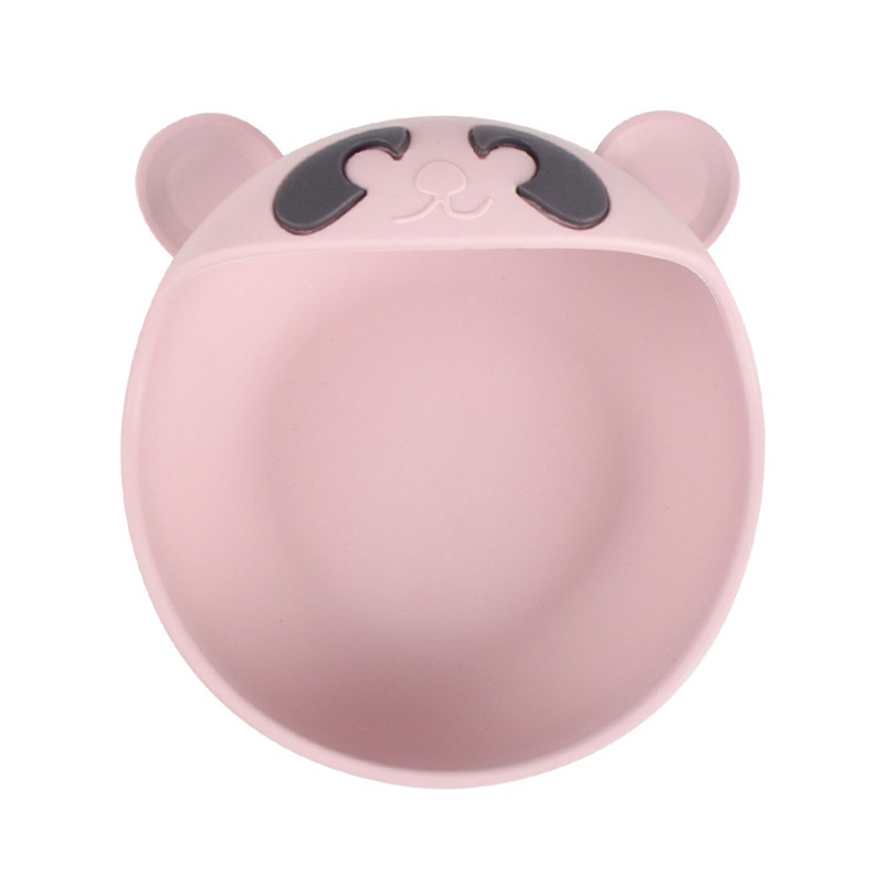 Tô Silicone Cấp Thực Phẩm Có Giác Hút Chống Trượt Cho Trẻ Sơ Sinh Tập Ăn