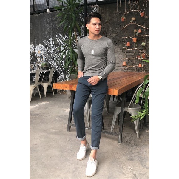 Quần jeans nam trơn thương hiệu ZENDA hàng VNXK