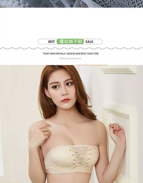Siêu phẩm Áo lót chống tụt không gọng có dây rút nâng ngực Hot Nhất