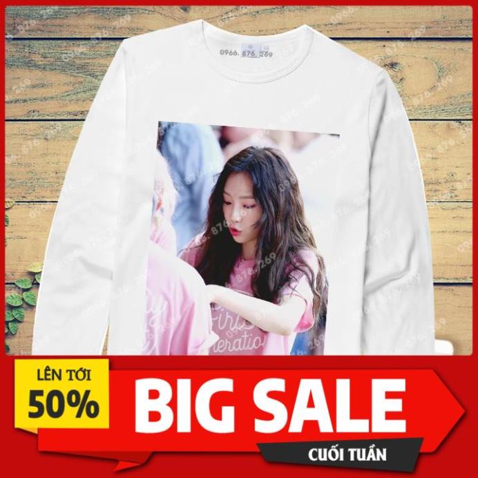 áo dài tay in hình SNSD theo yêu cầu 2022