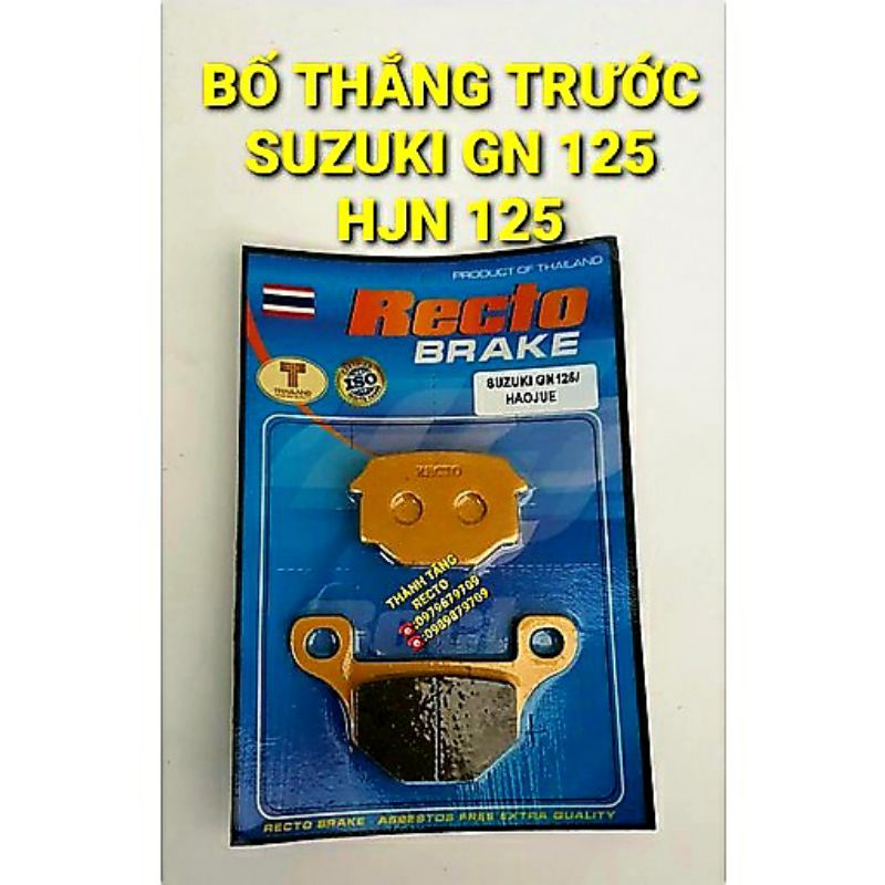 BỐ THẮNG TRƯỚC SUZUKI GN 125/HJN 125 RECTO THAILAND