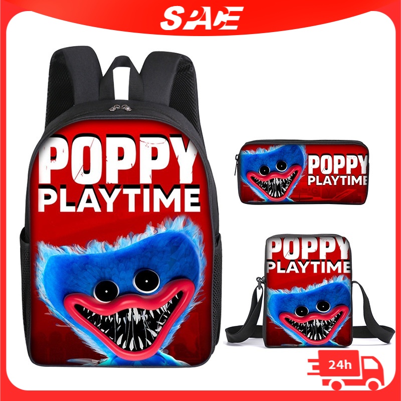 Ba lô Poppy Playtime ba lô đi học ba lô học sinh phiên bản Hàn Quốc túi học sinh