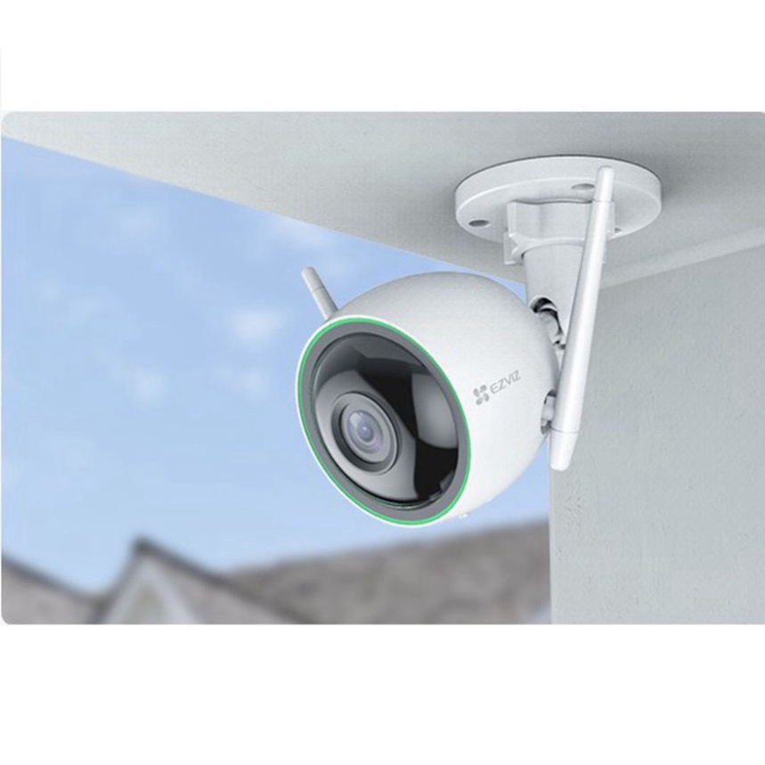 Camera ngoài trời ezviz C3N 2MP 1080p - quay đêm có màu, chống nước IP67, thuật toán AI phát hiện người, bảo hành 2 năm