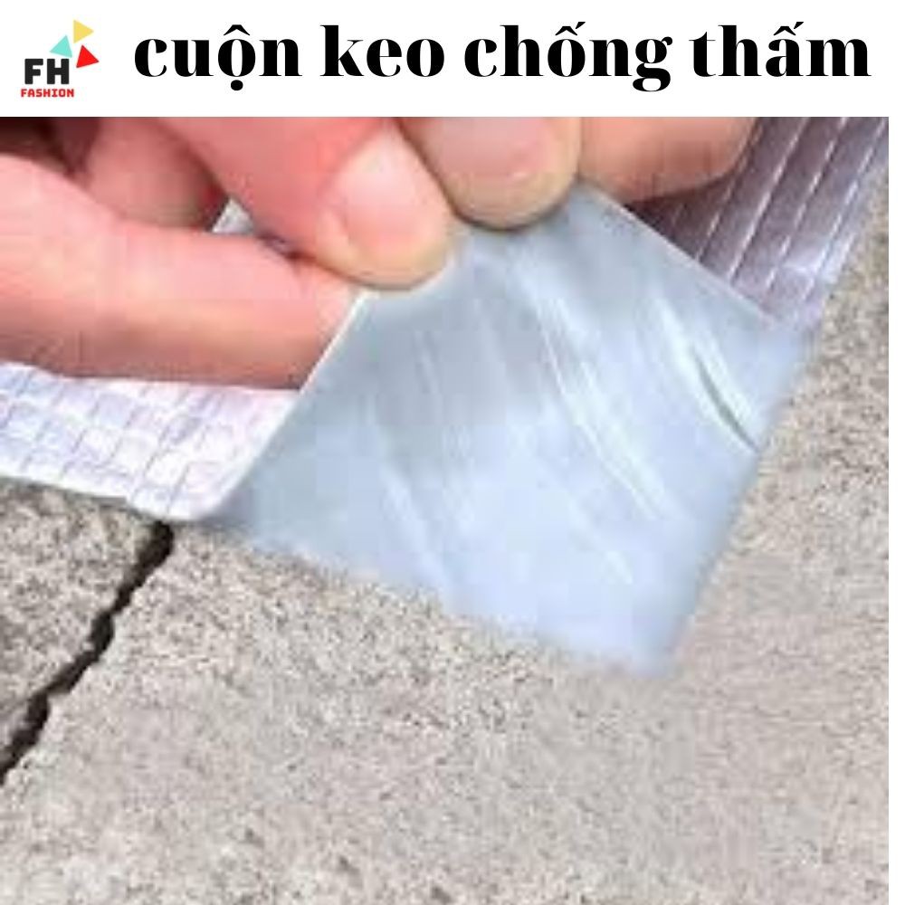 Cuộn keo chống thấm butyl 5m , dán được trên mọi chất liệu