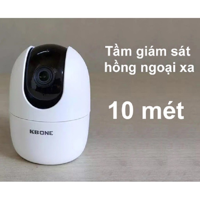 Camera IP Wifi KBONE 2M quay quét xoay 360° KBVISION H21PA H21PW H21P H21W H20W C20 1080p - Tiếng Việt