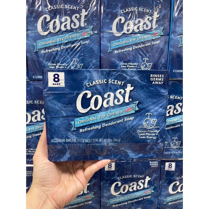 Bao bì mới - Xà phòng Coast nhập khẩu cục 113gr - EDS Hàng Mỹ