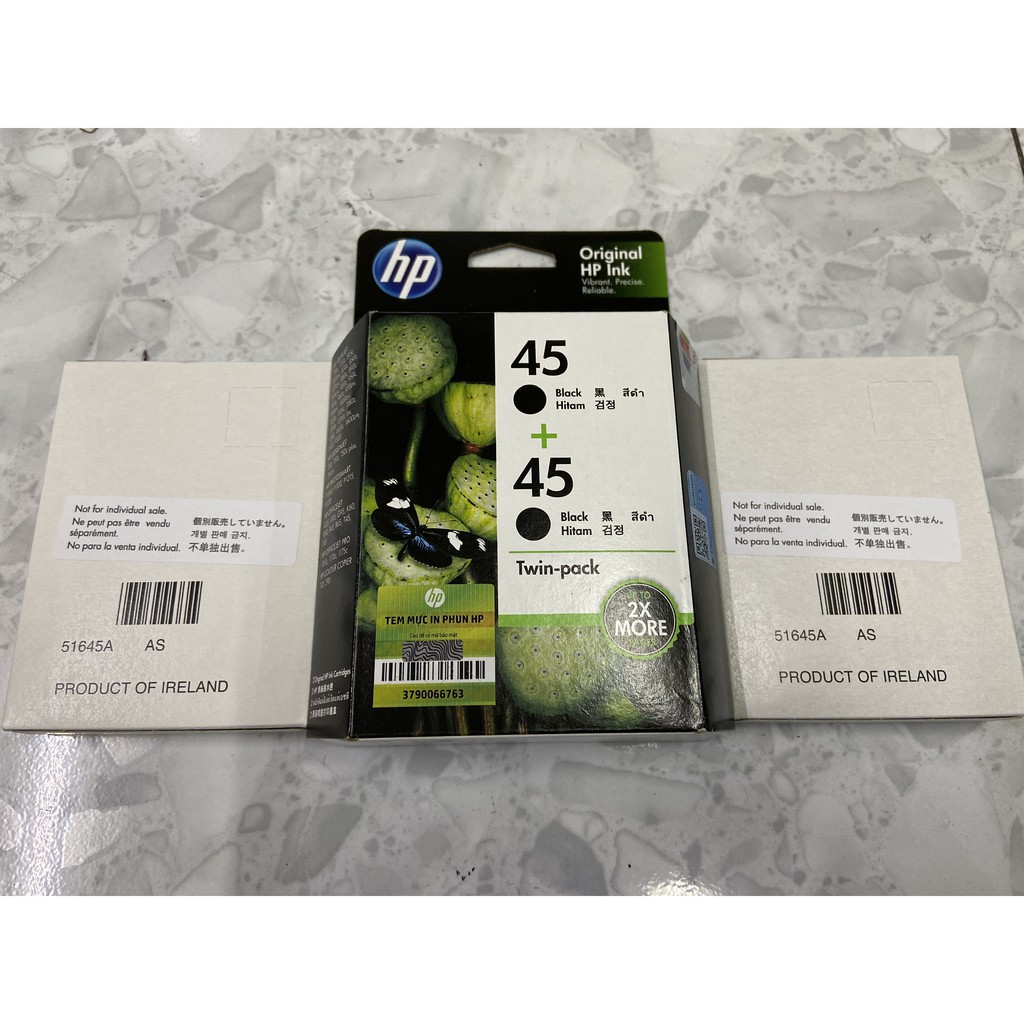 Hộp mực in phun Hp45 -hàng chính hãng - dùng cho máy DESKJET 710c, 720c, 820c ,830c, 930c,932c, 950c,1150c,P1000,P1220