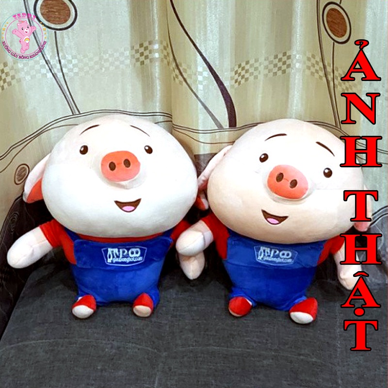 Gấu Bông Heo Tiktok Size To 60Cm Siêu Đáng Yêu Hàng Vải Bông Cao Cấp Xuất Siêu Thị