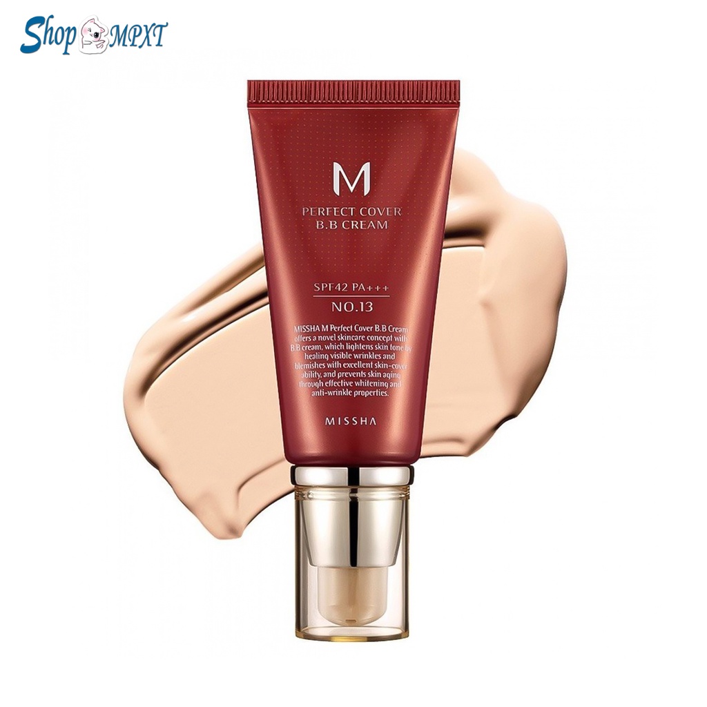 Kem Nền Chống Nắng Đa Năng Che Phủ Toàn Diện Missha M Perfect Cover BB Cream SPF42 PA+++ 50ml