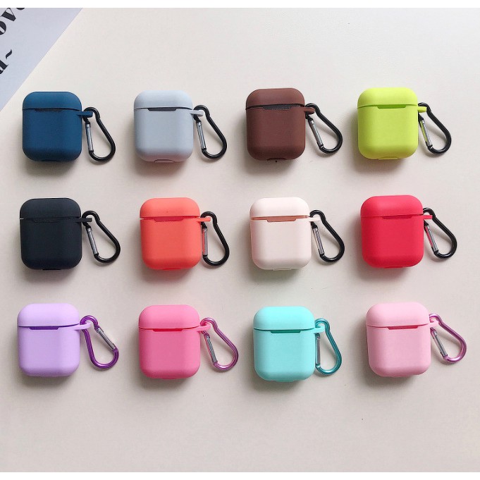 Bao Da Đựng Tai Nghe Không Dây HOLOCOM V01 - Tai Nghe Bluetooth Tặng Kèm Móc Treo - Bảo Vệ Tai Nghe Chống Va Đập