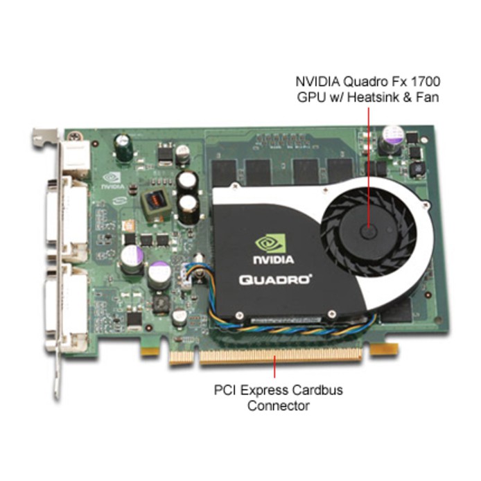VGA Nvidia QUADRO FX570 256MB 128-bit GDDR2 PCI Express x16